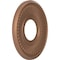 Ekena Millwork Berkshire Thermoformed PVC Ceiling Medallion Fits Canopies up to 4 1/2-in., Aged Copper CMP10BECAC - alternate 4